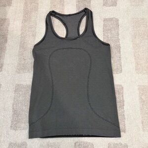 Lululemon Black & White Striped Tank Top – Size 8